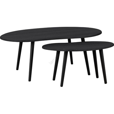 EGLO 424047 - К-кт 2x Странична маса ALORAN черен (EG424047)