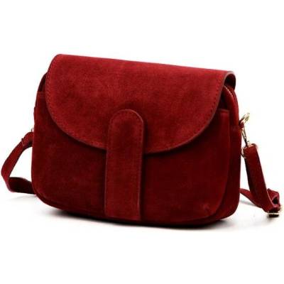 Luka kožená kabelka 24-099 bordo