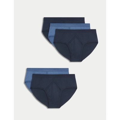 Marks & Spencer Памучни слипове, 5 бр. Marks & Spencer синьо Marks & Spencer | Sin | МЪЖЕ | S