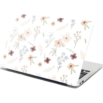 Sablio Samolepka na notebook Romantické květy - 38x26 cm