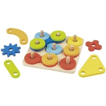 Goki - Дървена игра за подреждане - Фигури (58480)
