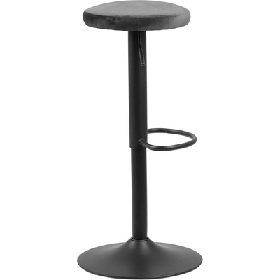 Actona Сив тапициран бар стол с регулируема височина (височина на седалката 62 cm) Finch - Actona (85585)
