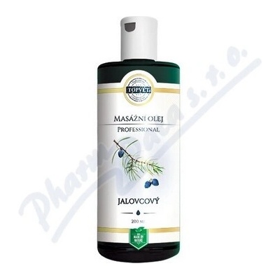TOPVET PROFESSIONAL Jalovcový masážny olej 200 ml