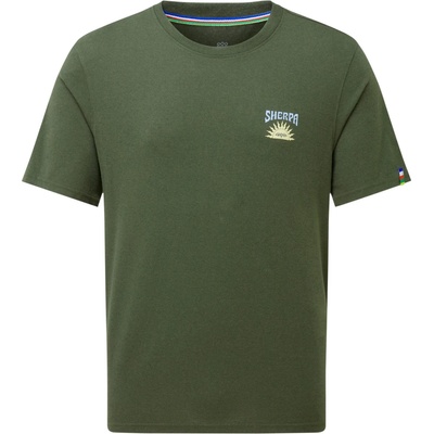 Sherpa Мъжка тениска Sherpa Jutnu Psychedelic Tee T-shirt - Evergreen (216-8636-0111)