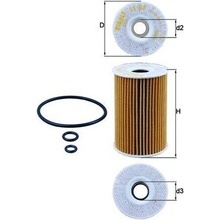 Olejový filtr MAHLE OX 388D