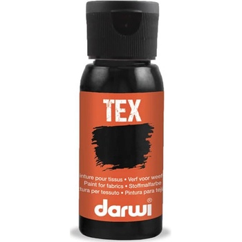 Darwi Tex barva na textil Černá 50 ml