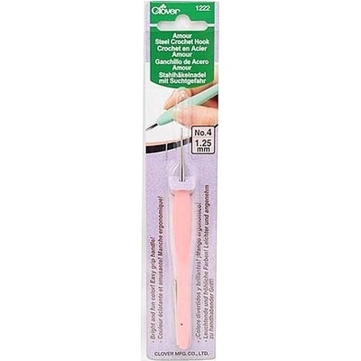 Háčik s rúčkou Clover Amour 1,25 mm, 12,5 cm