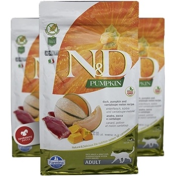 N&D GF Pumpkin CAT Duck & Cantaloupe melon 1,5 kg