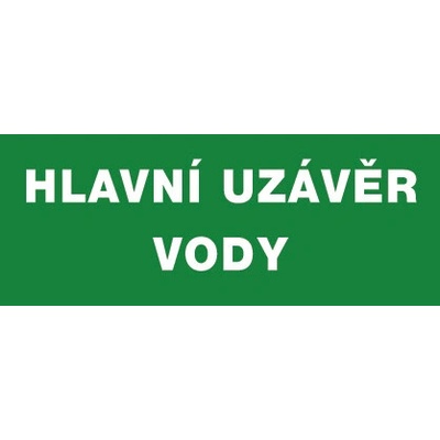 CERVA 12434 T. Hl.uzávěr vody-bezp.tabulka
