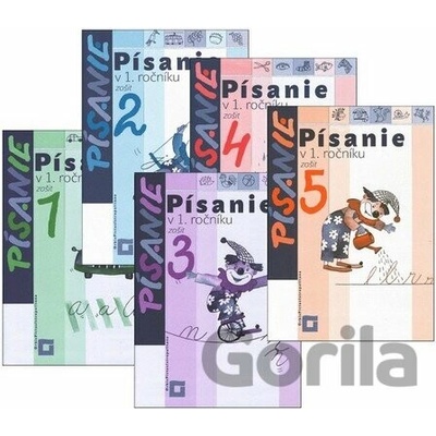 Písanie v 1. ročníku (komplet 5 písaniek s predtlačou) - Kamila Štefeková, Romana Culková