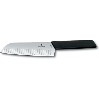 Victorinox - Kuchynský nôž Santoku SWISS MODERN 17 cm čierny 6.9053.17KB