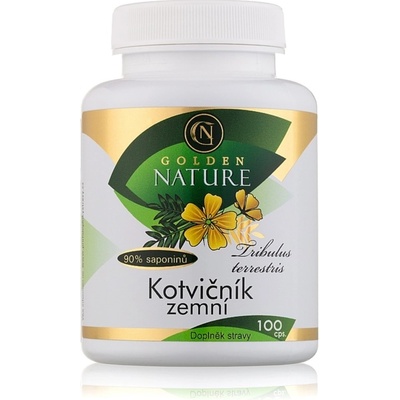 Golden Nature Kotvičník zemní 90% saponinů 100 kapsúl