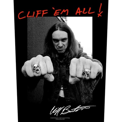Nažehlovačka Metallica - Cliff 'Em All!