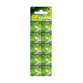 GP Batteries Бутонна алкална батерия GP192 LR41 10броя pack цена за 1брой AG3, GP-BA-192F-U10