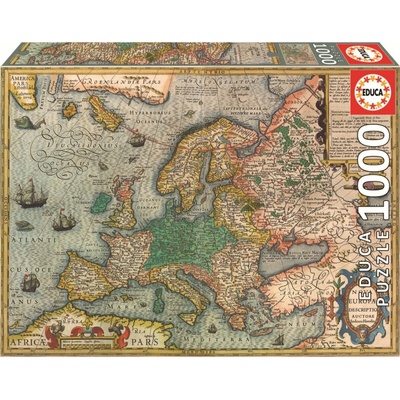 EDUCA Mapa Evropy 1000 dielov