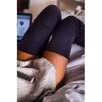 Underwear Wind Дамски плетени чорапи - Тъмносини #310291 (310291_Тъмно синьо)