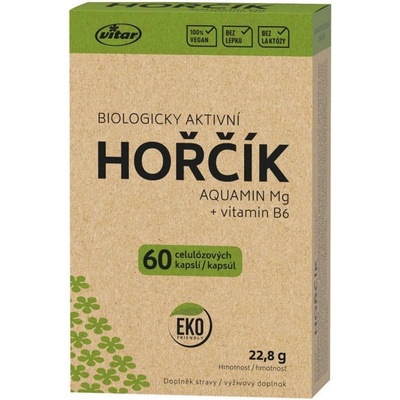 Vitar Hořčík Aquamin EKO 60 kapslí