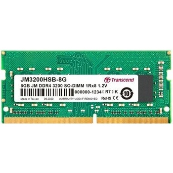 Transcend JetRam DDR4 16GB 3200MHz CL22 (1x16GB) JM3200HSB-16G
