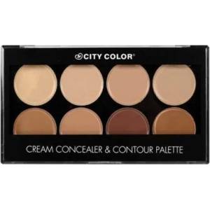 City Color Cream Concealer & Contour Palette - Палитра с коректори за контуриране