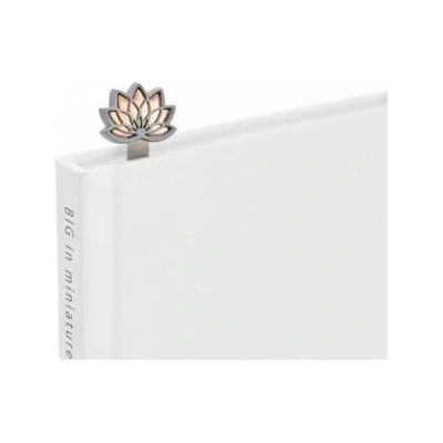 Metalmorphose Lotus flower rose gold book insert