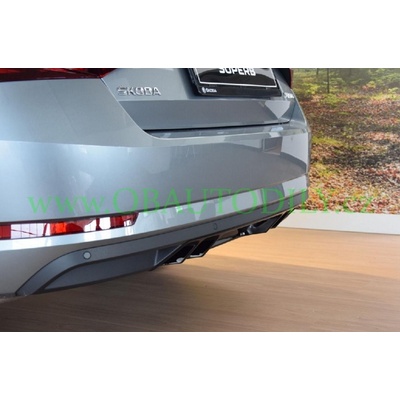 Škoda Superb III-DTM difuzor zadního nárazníku V2 S3-RDIF-MAO-GLS