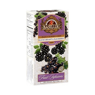 BASILUR Fruit Blackcurrant & Blackberry 25 x 2 g