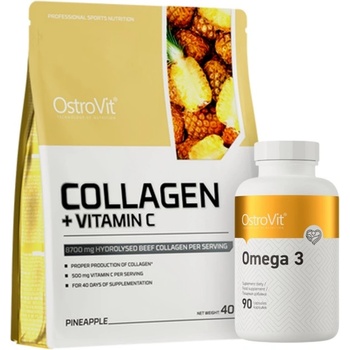 OstroVit Collagen Powder + Omega 3 FREE