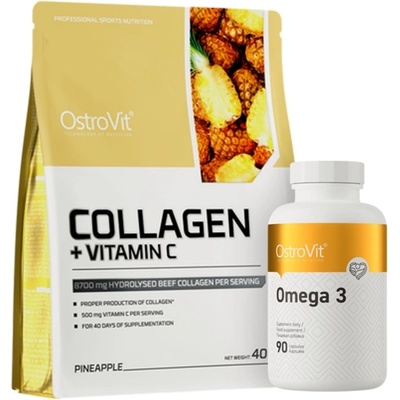 OstroVit Collagen Powder + Omega 3 FREE