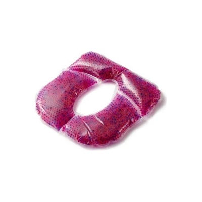 PINO Gelový polštářek pod obličej, perlový, růžovo fialový