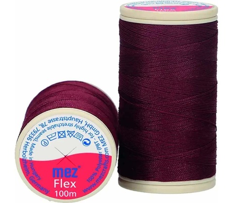 Elastická polyesterová nit 9106 Marron