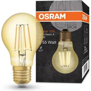 OSRAM Led ЛАМПА vintage 1906 led cl a fil gold 55/7w/825 e27 ledvance (20240130)
