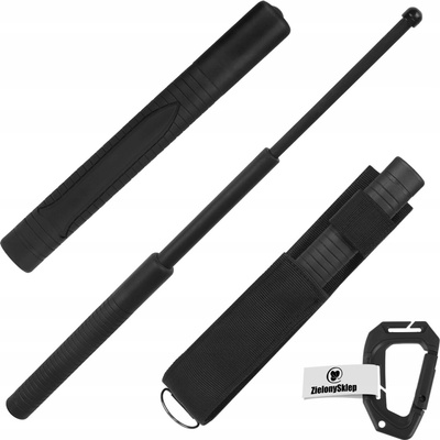 MFH teleskopický obušek s pouzdrem čierny 56cm