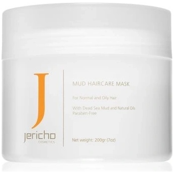 Jericho Hair Care Hair Care vlasová bahenná maska pre mastnú a podráždenú pokožku hlavy (With Dead Sea Minerals & Plant Extracts) 200 ml