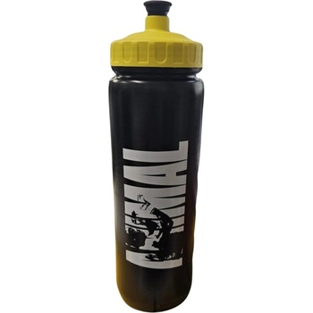 Universal Animal Animal Water Bottle [1000 мл] Черна с жълта капачка