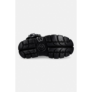 New Rock сандали дамски от кожа LUXOR NEGRO, TOWER NEGRO + LATERAL + ENT (M.BIOS104.C7)
