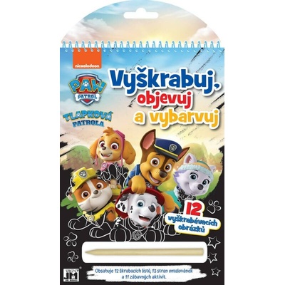Jiri Models Vyškrabuj objevuj vybarvuj Tlapková patrola