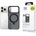 3mk Protection 3mk Smoke Case Mag&Stand за iPhone 17 Pro - черен (5903108665261)
