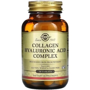 Solgar Collagen Hyaluronic Acid Complex [30 Таблетки]