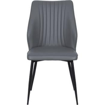 Carmen Трапезен стол laredo y еко кожа - тъмносив 14 (3532143)