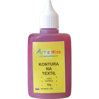 Kontura na textil 55g 55 vínová