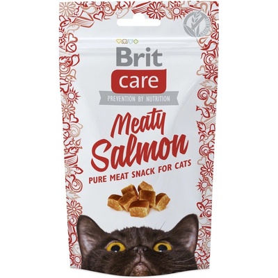 Brit Care Cat Snack Meaty Salmon 50 g – Zboží Mobilmania