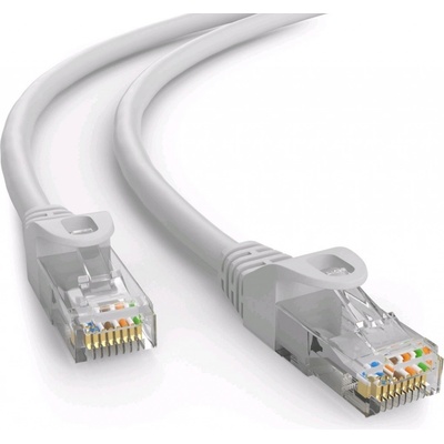 C-Tech CB-PP6-05 patch, Cat6e, UTP, 0,5m, šedý