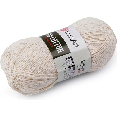 Pletací příze Eco-Cotton 100 g Varianta: 8 (762) béžová světlá, Balení: 1 ks 55046/138279/255463