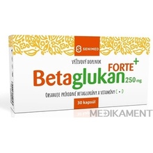 SENIMED Betaglukan 250 mg FORTE + kapsuly s vitamínom C a D 30 ks