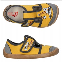 papučky barefoot 3F ELASTICKÉ AKO BOSO RÝPADLO ŽLTÉ