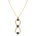 SAVICKI Колие с безкрайност, злато 585, бели диаманти, 0.19К, 45 см