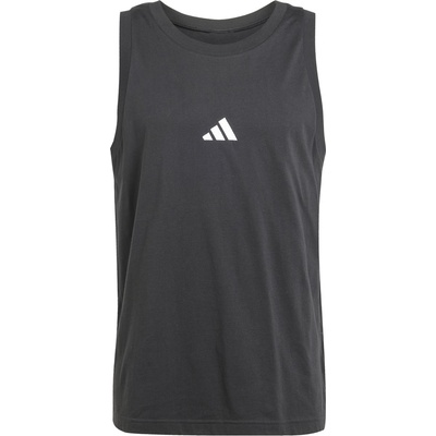 adidas Мъжки потник Adidas Essentials Small Logo Tank Top Mens - Black/White