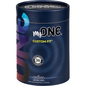 MyONE Maxi-Pack: Custom Fit, size 49G, 36 condoms