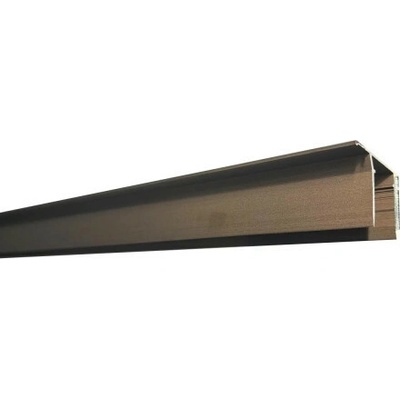 Covernit Ukončovací profil ALU-U ELOX bronz s okapničkou 10 mm 10 x 6400 mm, cena za bm