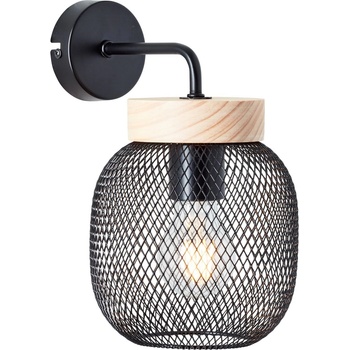 Brilliant - Стенна лампа GIADA 1xE27/40W/230V черна (BI0348)